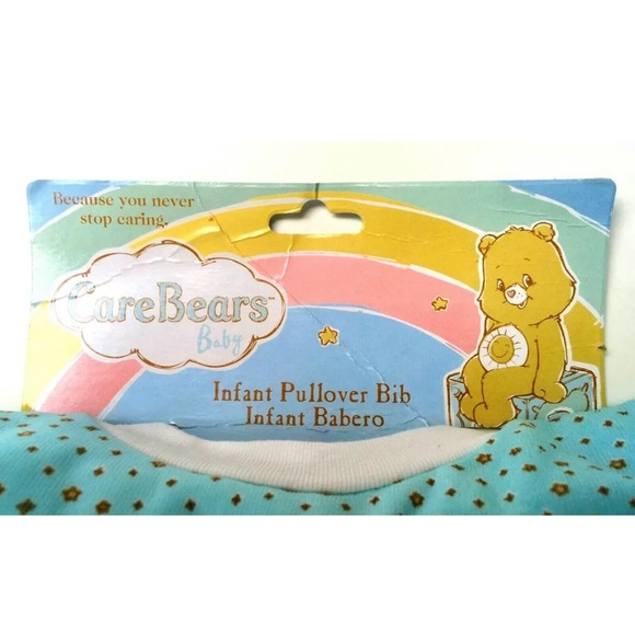 Care Bears Baby Infant Pullover Bib Wish Cheer Bear Wish Bear Girl Boy Pastel - Picture 9 of 12